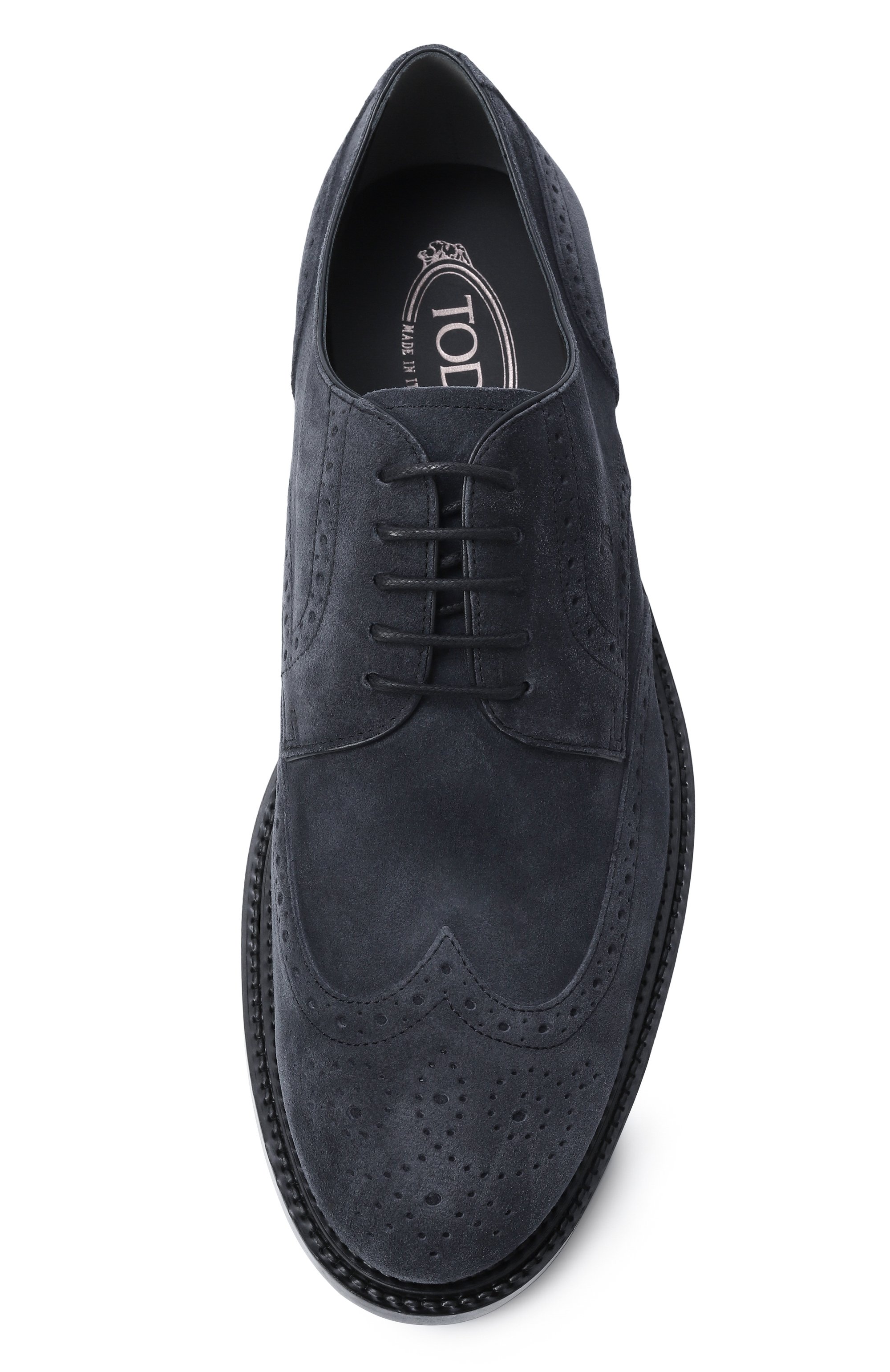 Замшевые дерби TOD’S, арт. XXM62C00C10RE0, фото 6