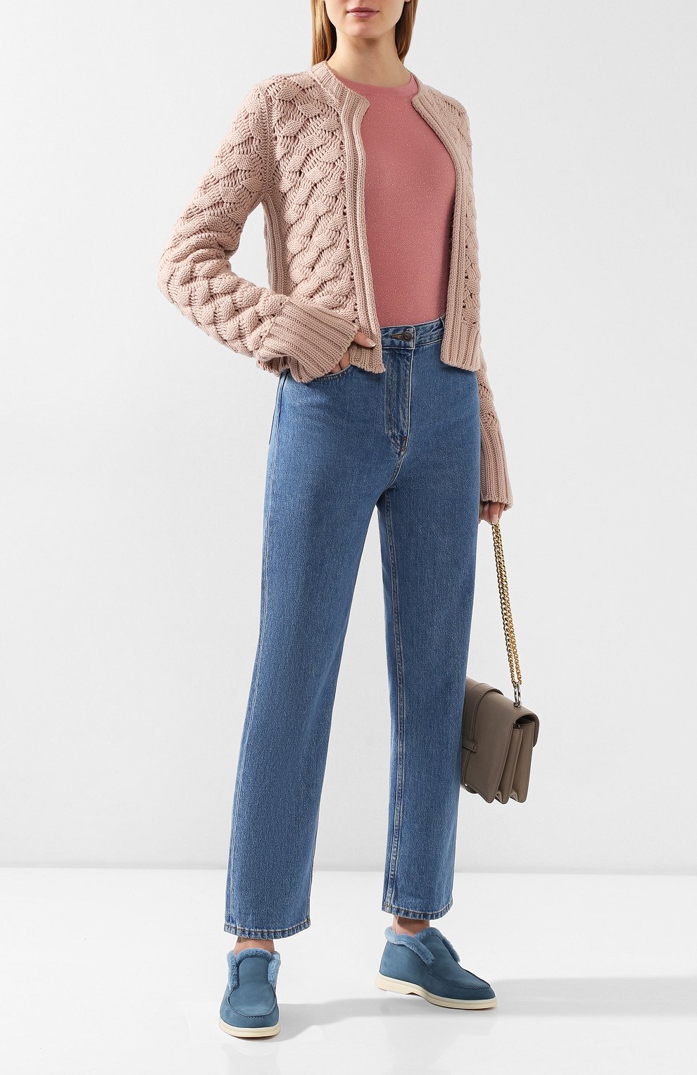 Замшевые ботинки open walk LORO PIANA, арт. FAG3602, фото 2