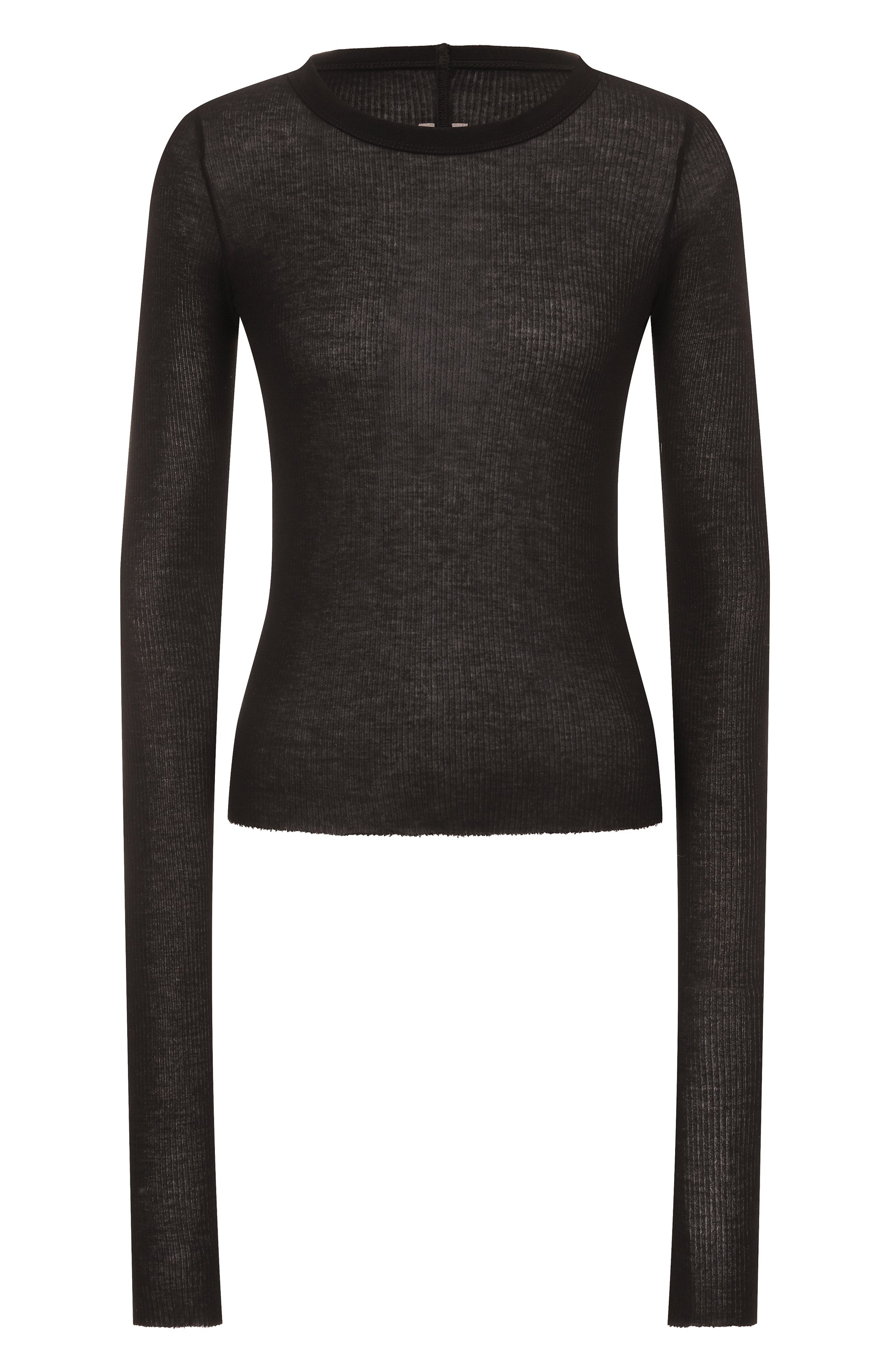 Лонгслив из вискозы и шелка RICK OWENS, арт. RP02E4209/RC, фото 1