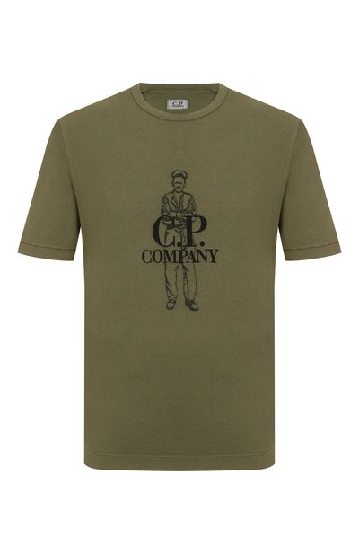 Мужская хлопковая футболка C.P. COMPANY, арт. 18CMTS288A0060570
