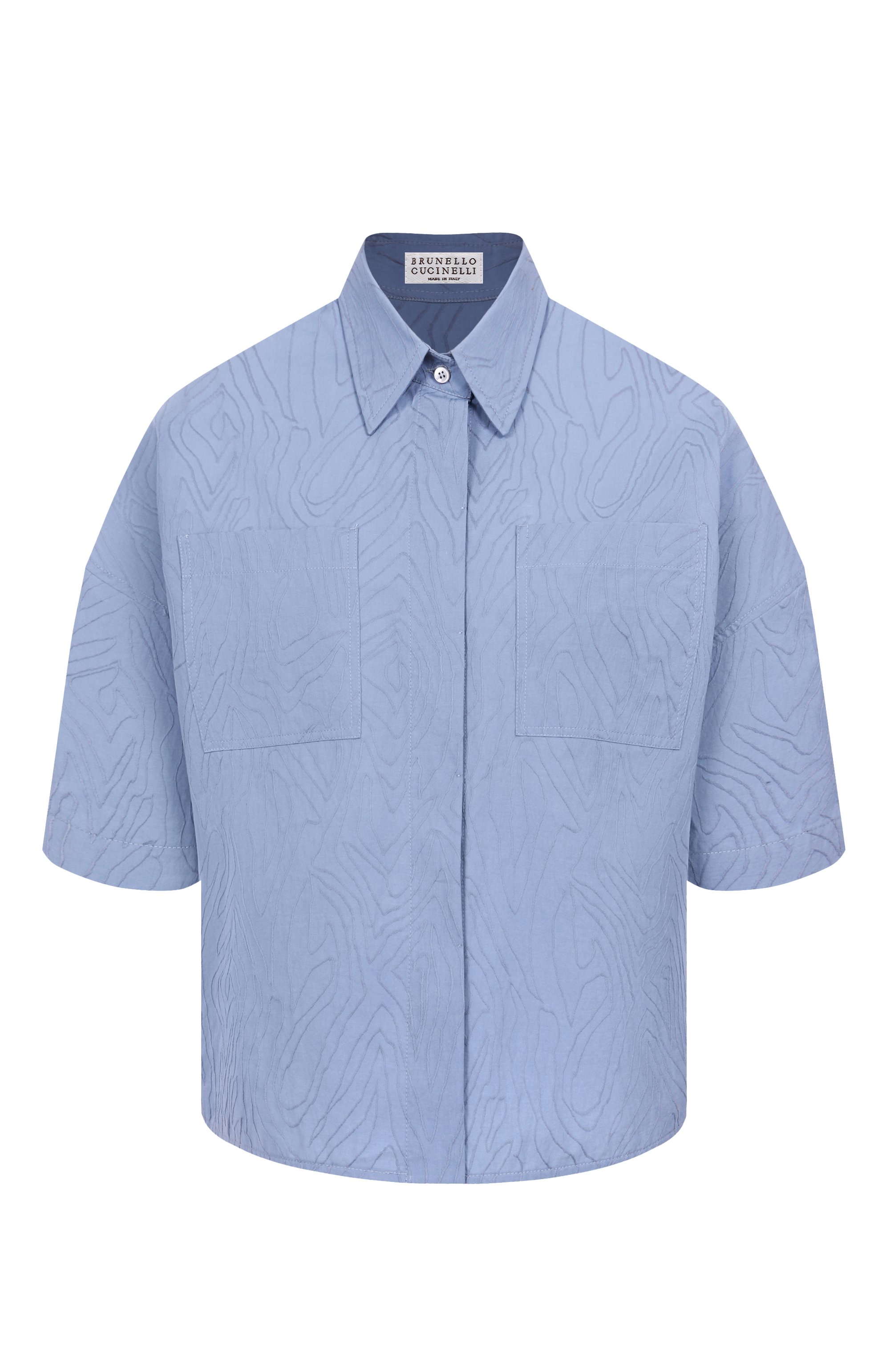 Хлопковая рубашка BRUNELLO CUCINELLI, арт. MQ994HH206, фото 1