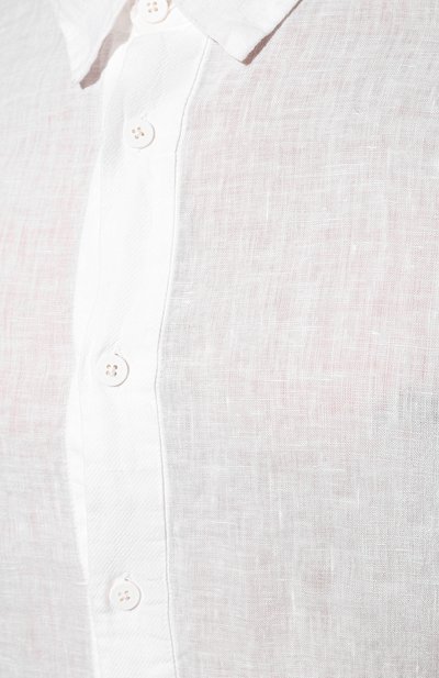 Рубашка изо льна и хлопка TRANSIT, арт. CFUTRQV312, фото 5