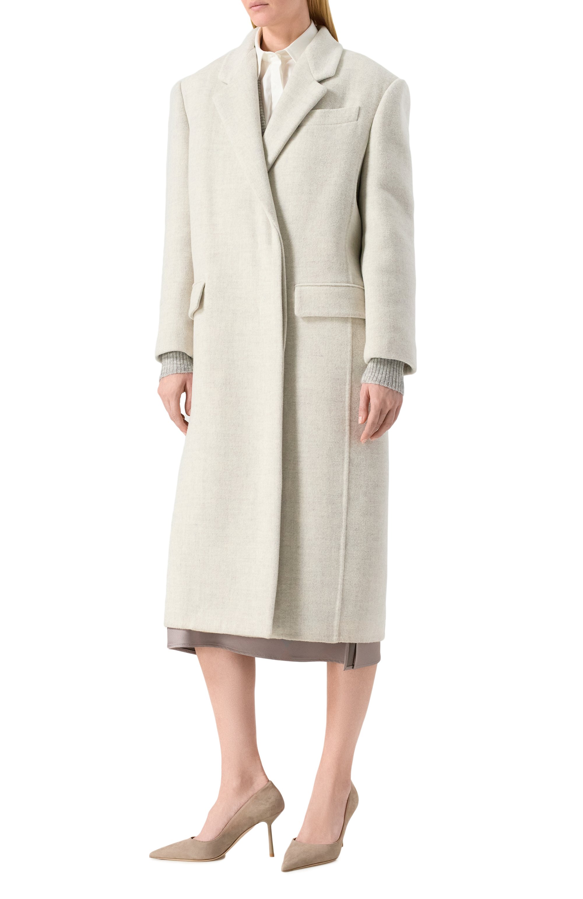 Пальто из шерсти и кашемира BRUNELLO CUCINELLI, арт. MD5329861, фото 3