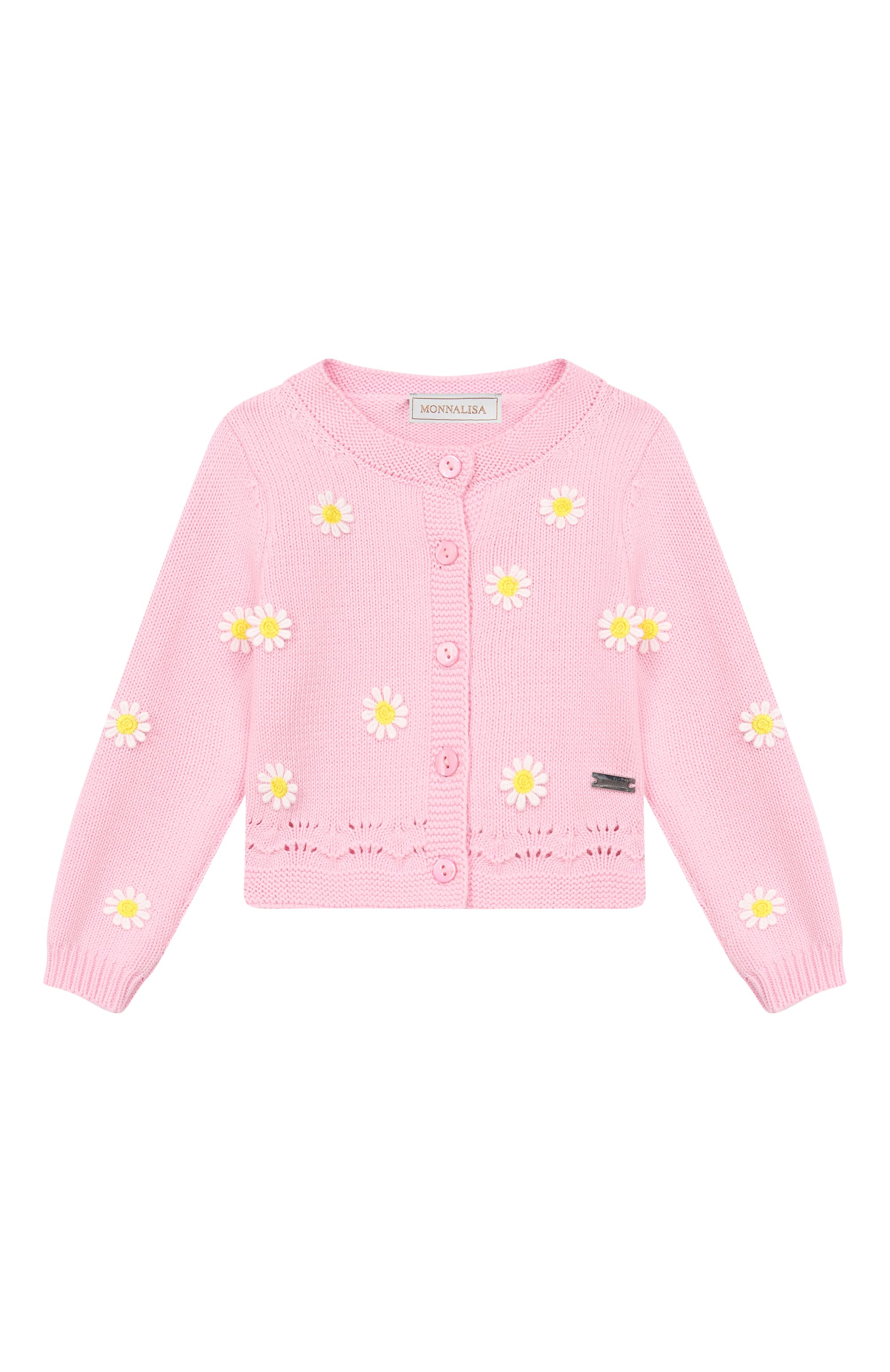 Хлопковый кардиган MONNALISA, арт. 39G800, фото 1