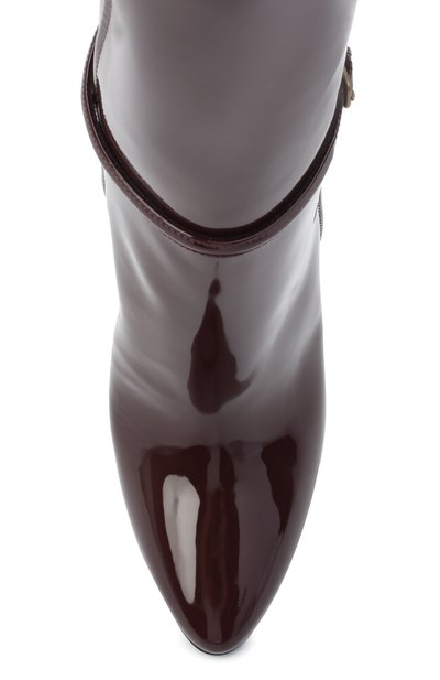 Кожаные сапоги 76 SAINT LAURENT, арт. 633727/1TV00, фото 5