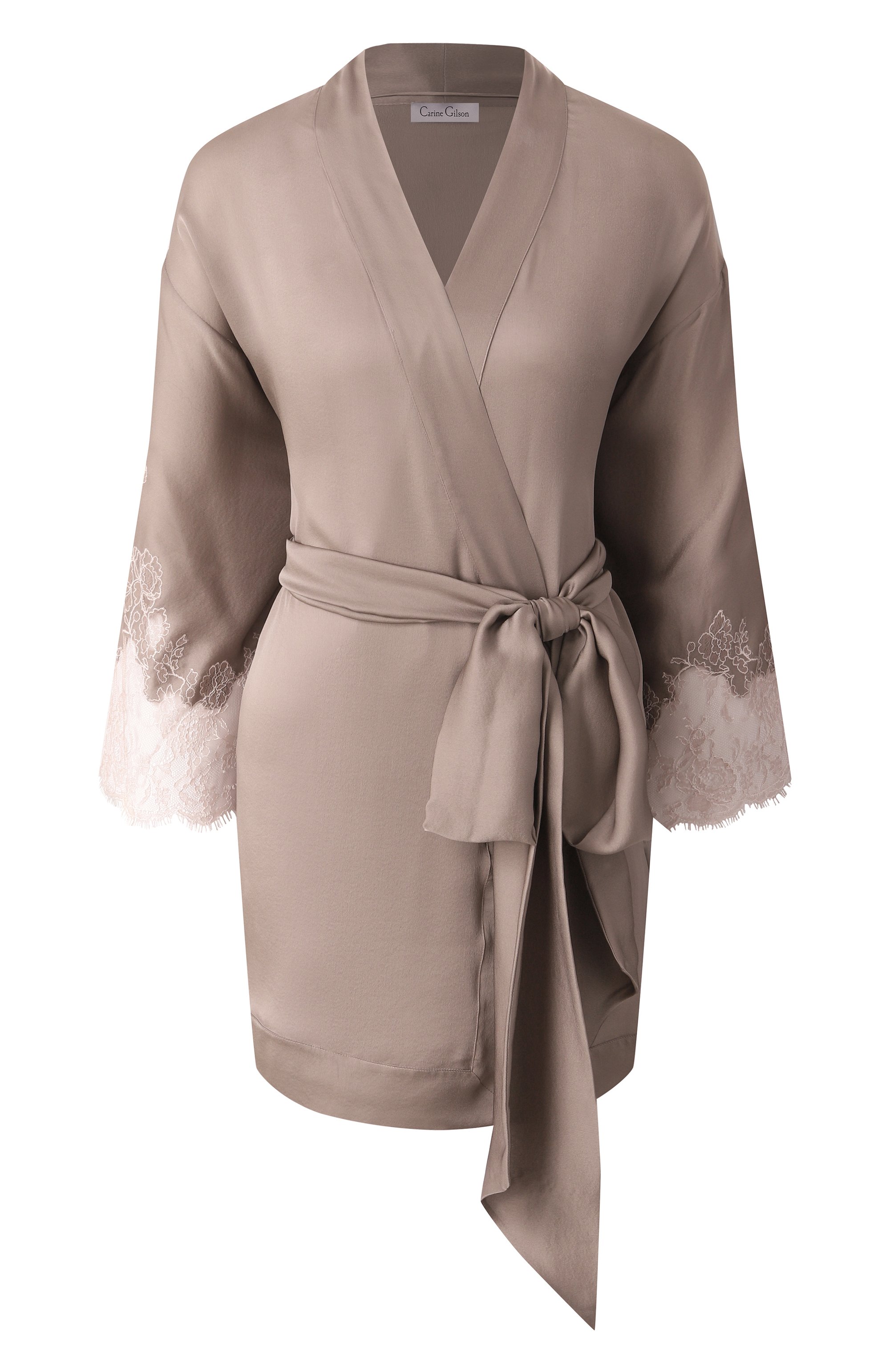 Шелковый халат CARINE GILSON, арт. EL0928DP, фото 1