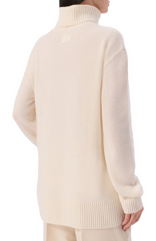 Кашемировый свитер TOTEME 252-WRT0474-YA0016 Кремовый  252-WRT0474-YA0016 Фото 4