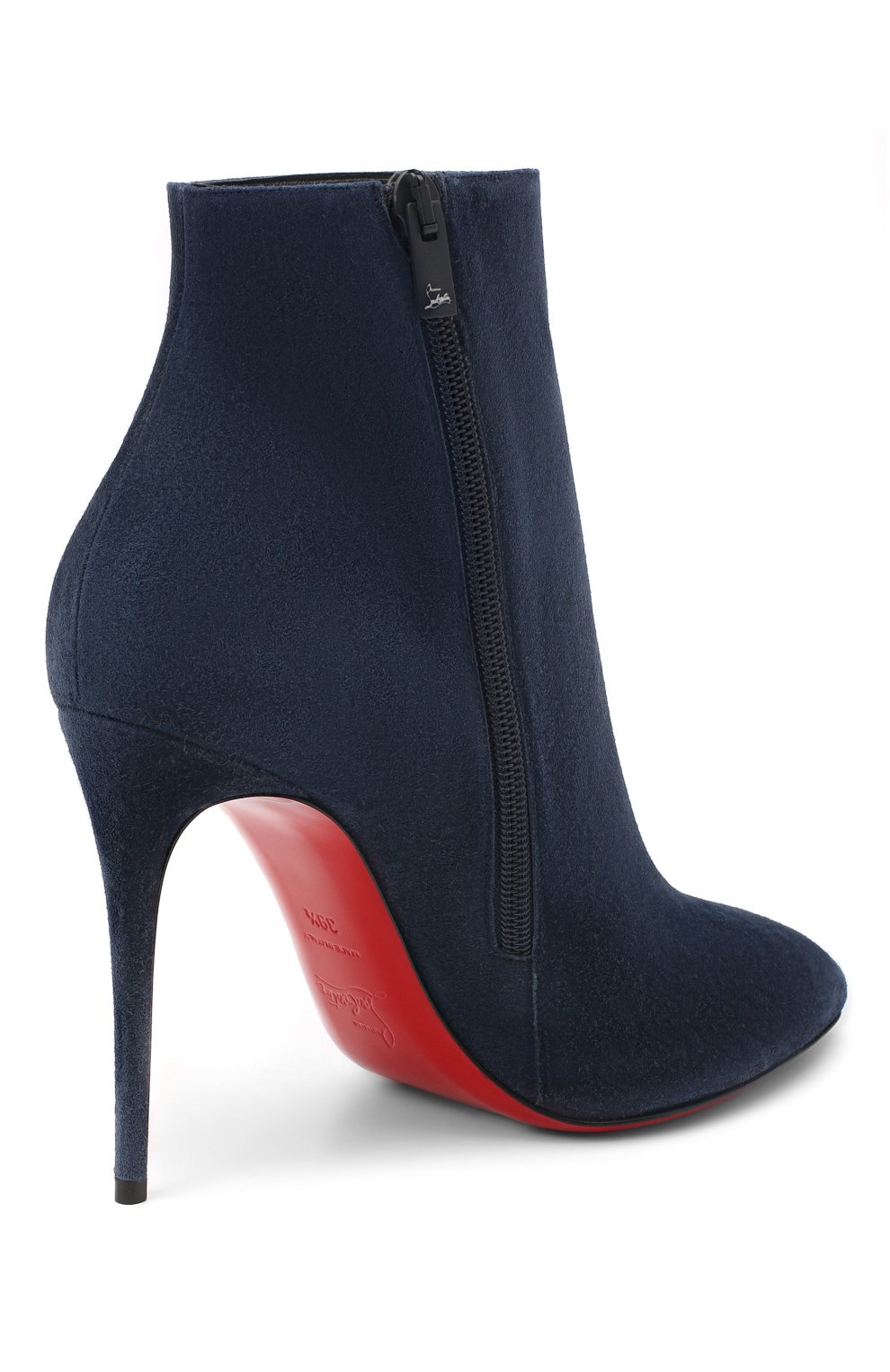Замшевые ботильоны eloise 100 CHRISTIAN LOUBOUTIN, арт. eloise booty 100 veau velours, фото 4
