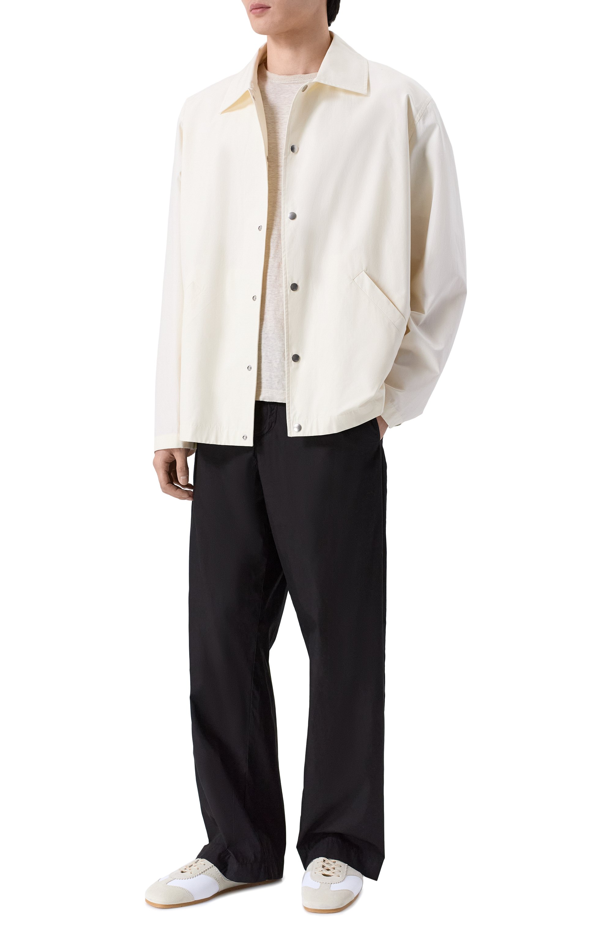 Кожаные кеды DRIES VAN NOTEN белого цвета по цене 59950 руб., арт. 021725/0117, фото 2 Кожаные кеды DRIES VAN NOTEN, арт. 021725/0117, фото 2