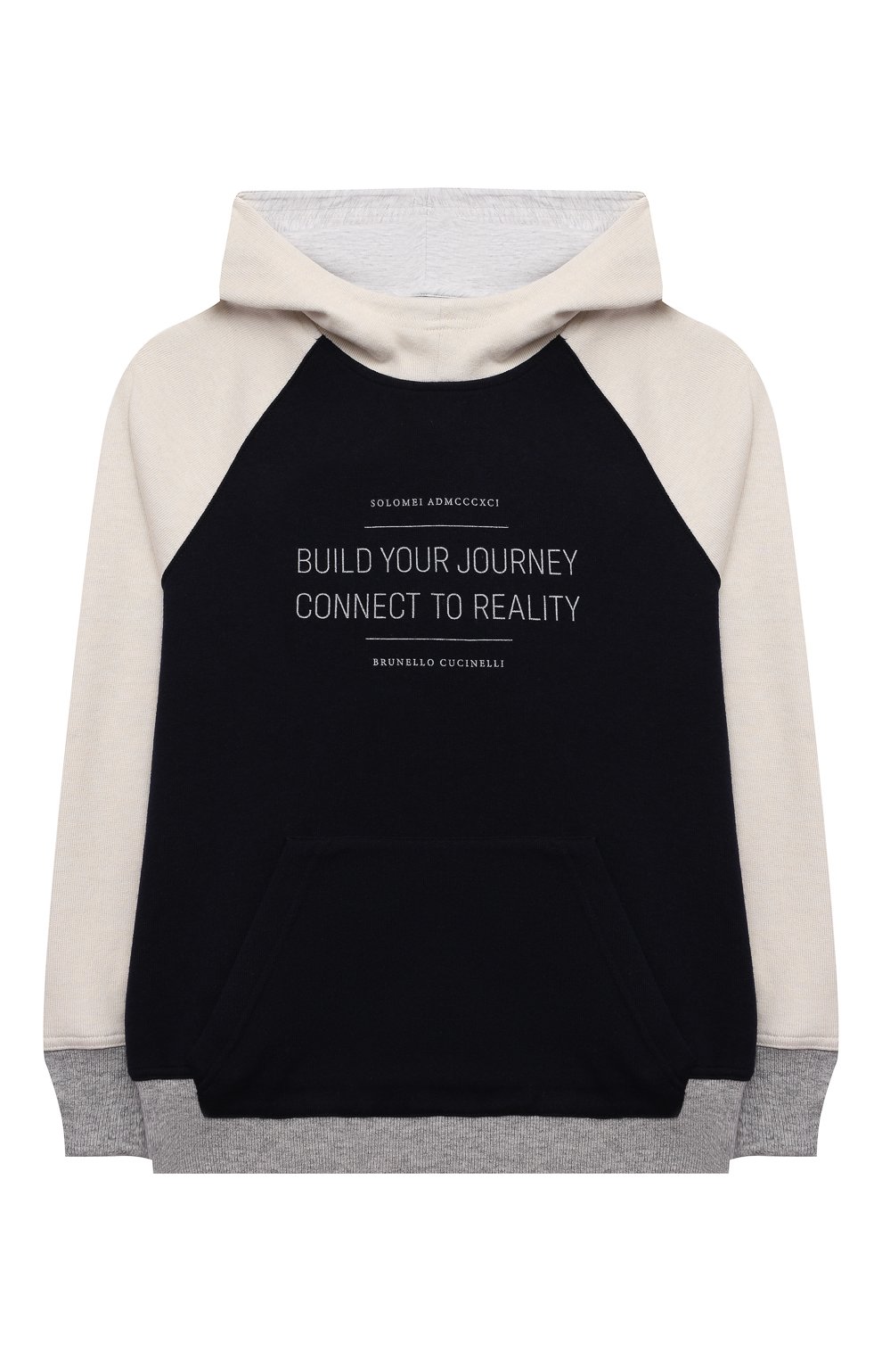 Худи из кашемира и хлопка BRUNELLO CUCINELLI, арт. BE843E134B, фото 1