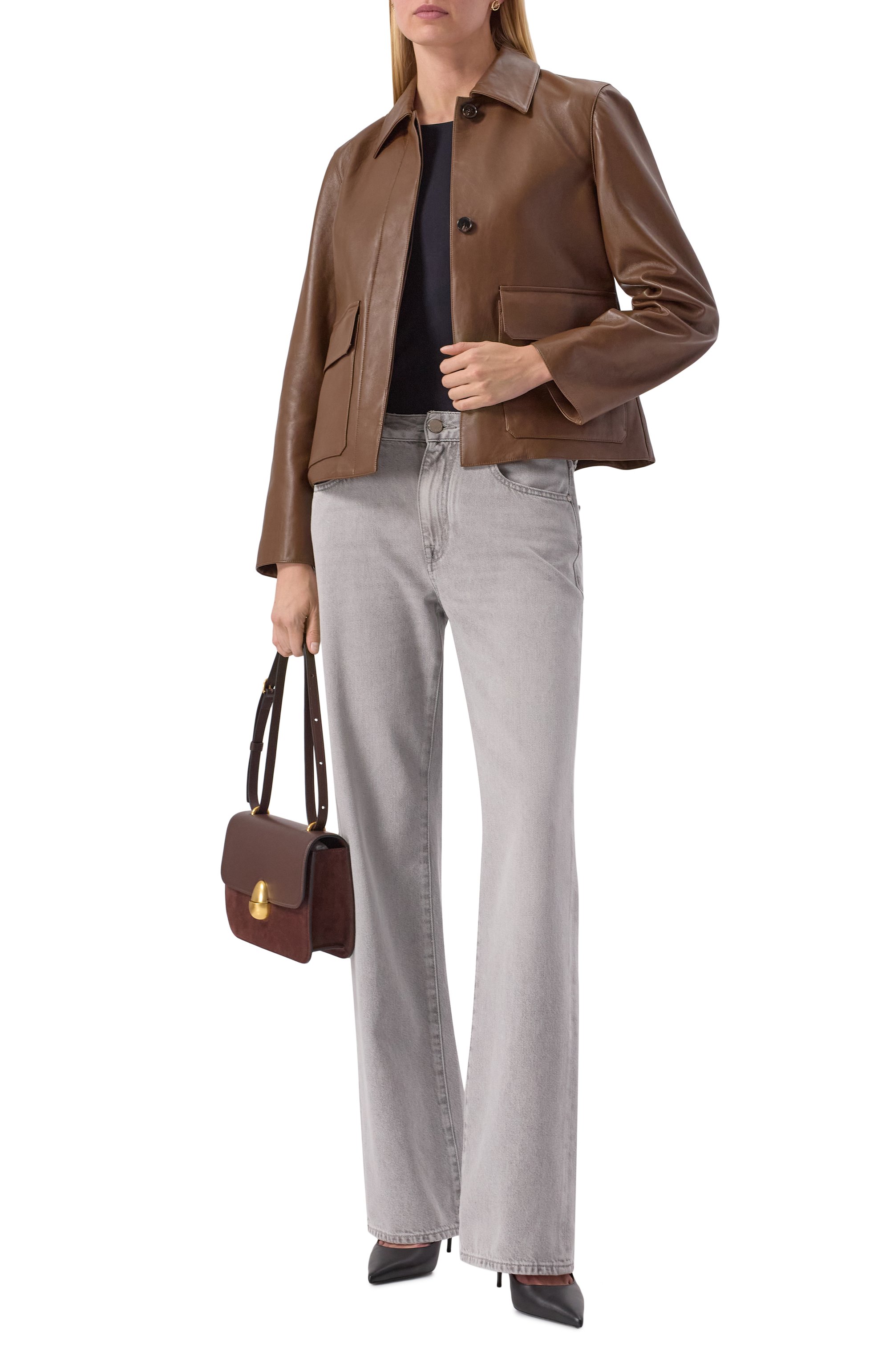 Кожаная куртка THEORY, арт. P0100405, фото 2