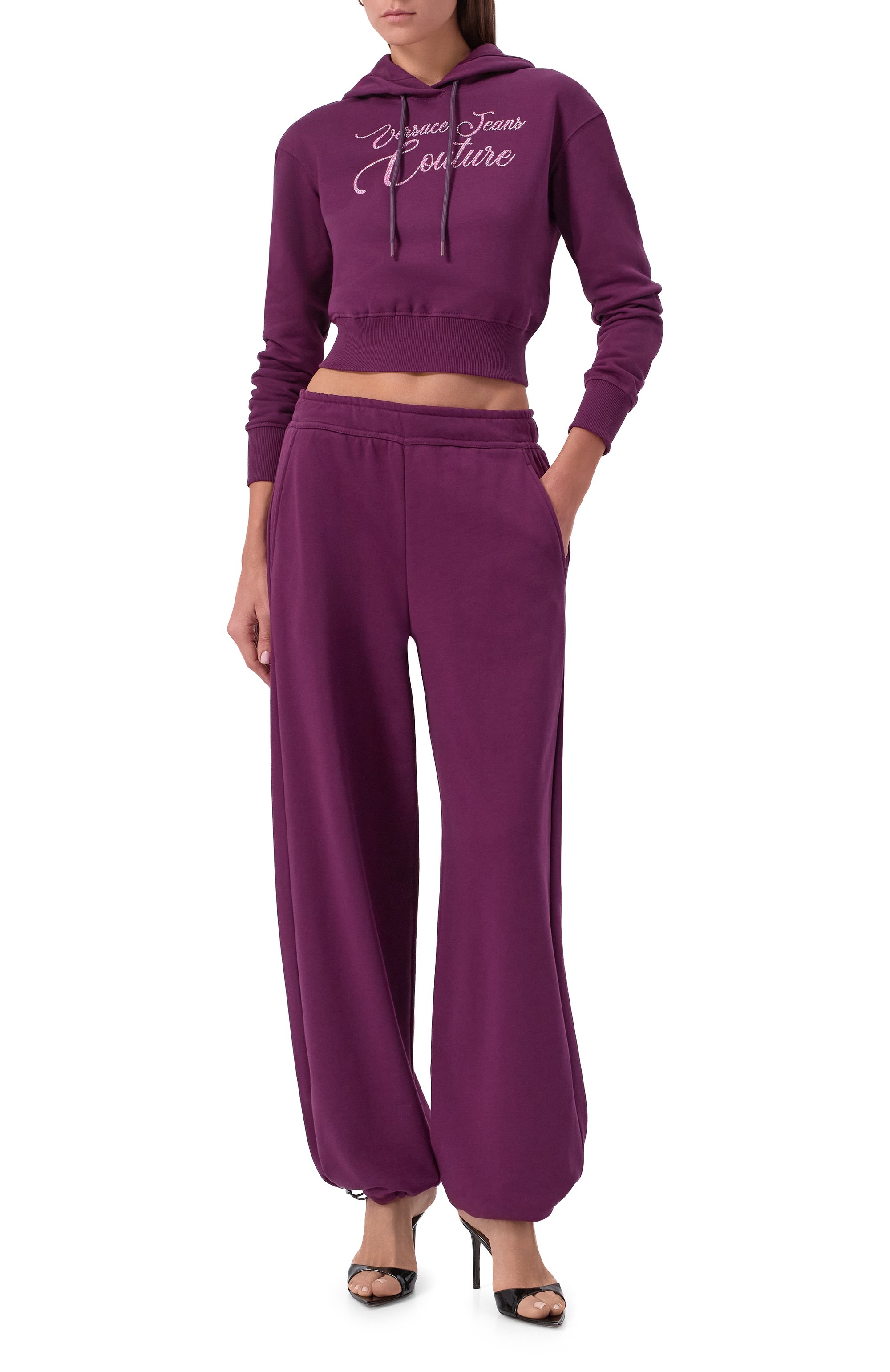 Хлопковое худи VERSACE JEANS COUTURE, арт. 79HAIT05/CF01T, фото 2