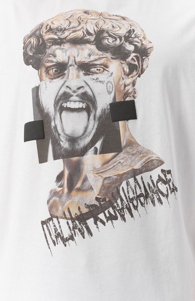 Хлопковая футболка DIEGO VENTURINO, арт. DVTS0DHIR, фото 5