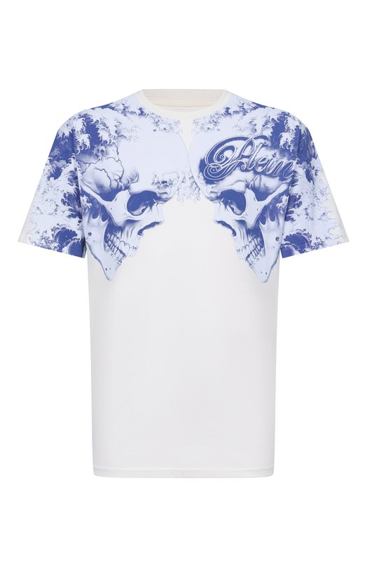 Хлопковая футболка Philipp Plein SAFC MTK8879 PJY002N Белый SAFC MTK8879 PJY002N
