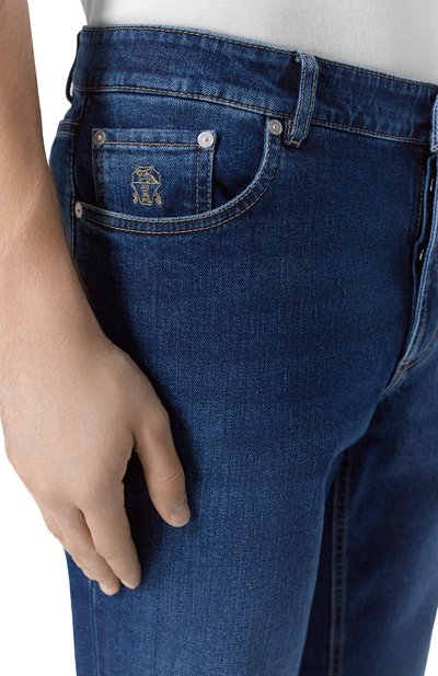 Джинсы traditional fit BRUNELLO CUCINELLI, арт. M283PB3210, фото 5