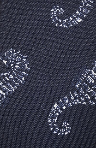 Шелковый галстук DOLCE & GABBANA синего цвета по цене 23450 руб., арт. GT149E/G0WLU, фото 3 Шелковый галстук DOLCE & GABBANA, арт. GT149E/G0WLU, фото 3