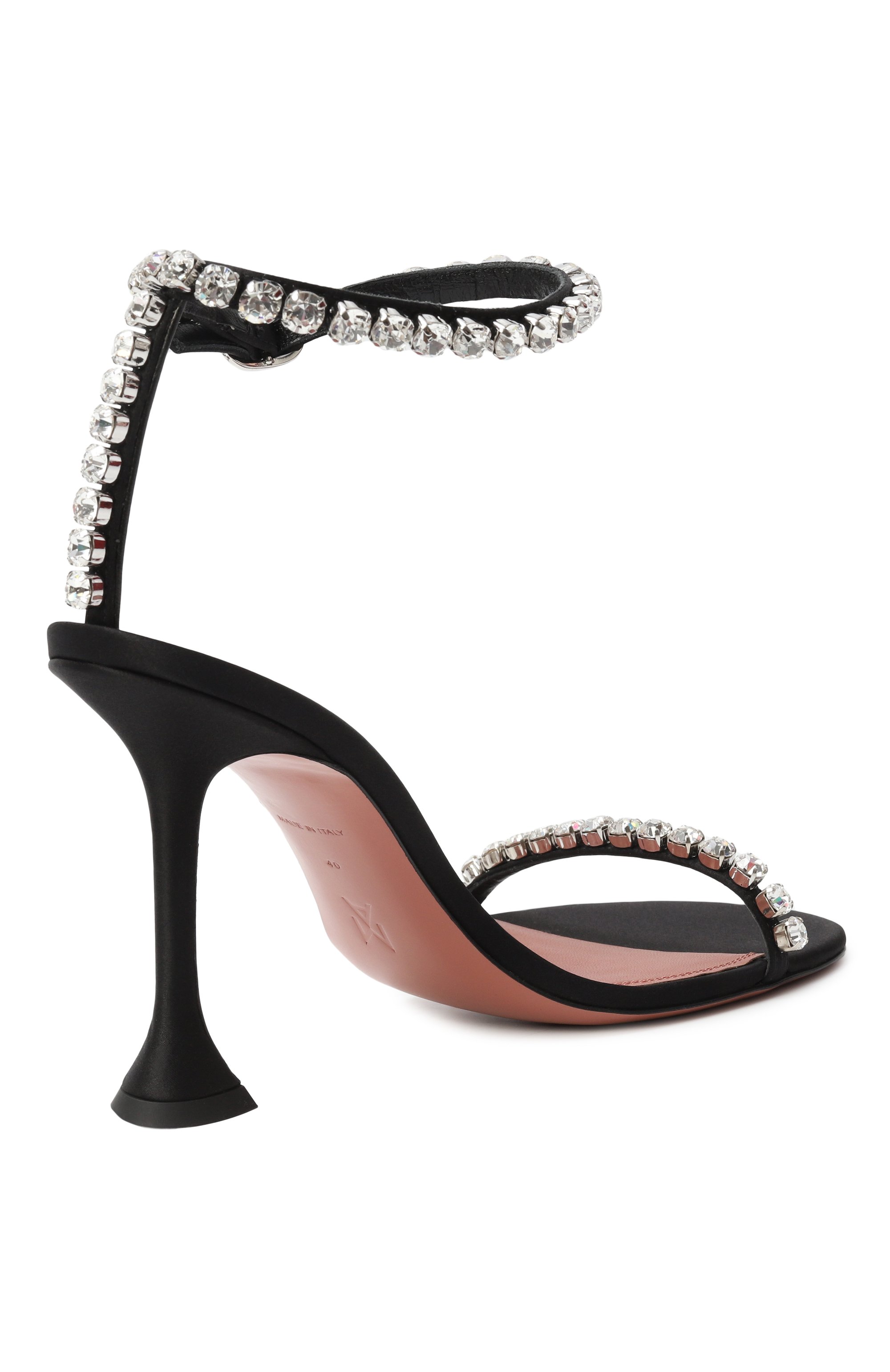 Текстильные босоножки gigi 95 AMINA MUADDI, арт. GIGI SANDAL 95/SATIN, фото 5