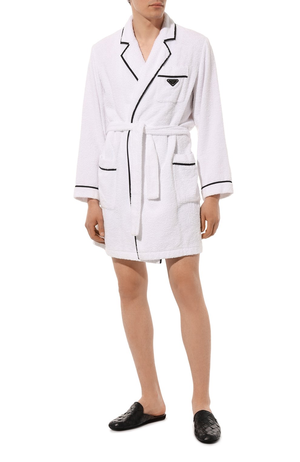 Хлопковый халат PRADA, арт. VT8039-1ZR3-F0009-212, фото 2