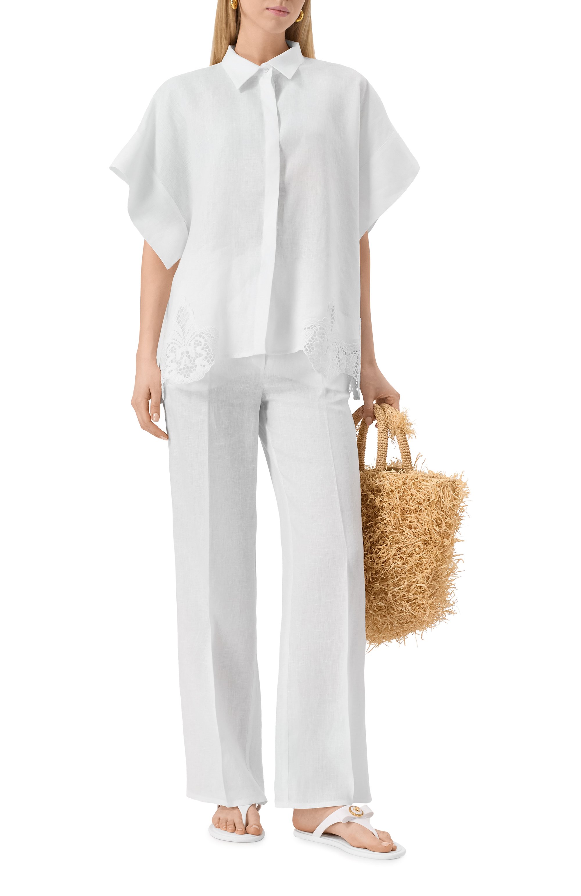 Льняные брюки BEATRICE .B, арт. 25FE10500RI0N, фото 2