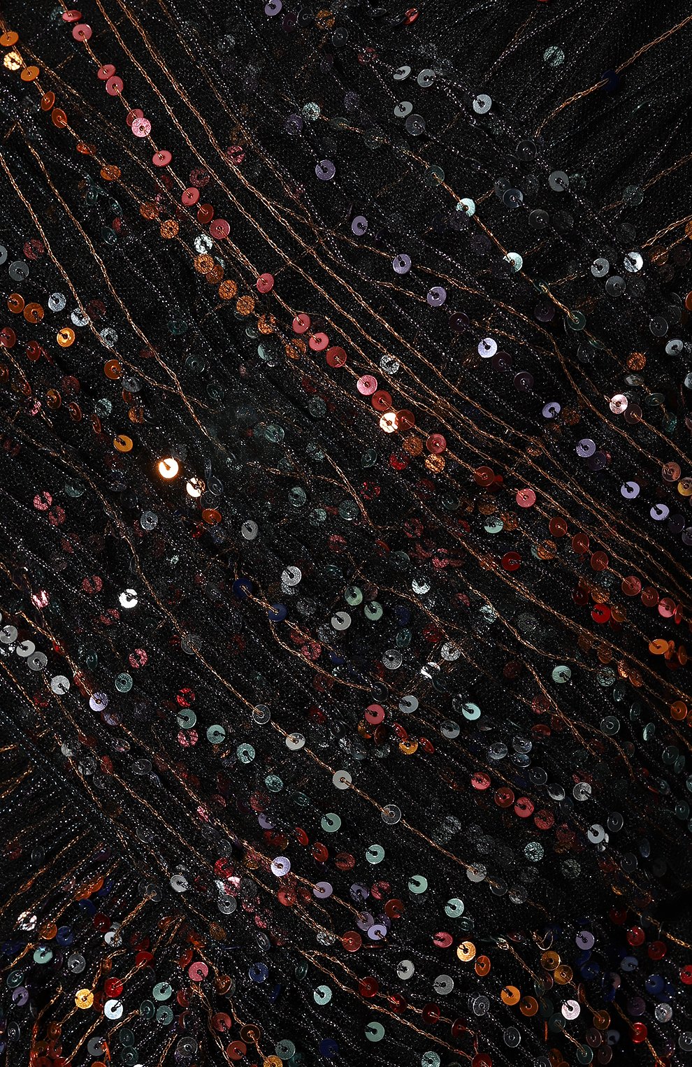 Платье с отделкой пайетками VALENTINO, арт. QB2VD7P51ED, фото 5