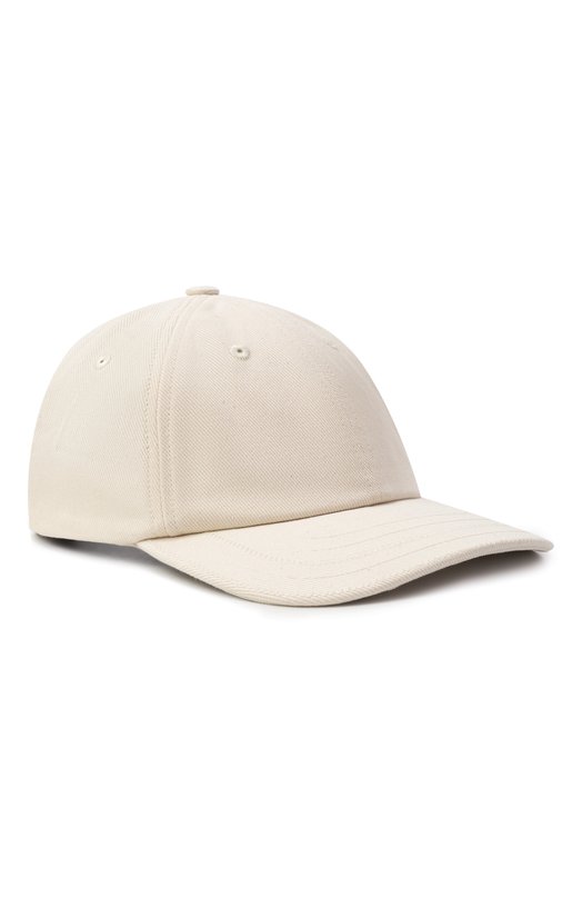 Хлопковая бейсболка Jacquemus 216AC009-5001 Кремовый 216AC009-5001