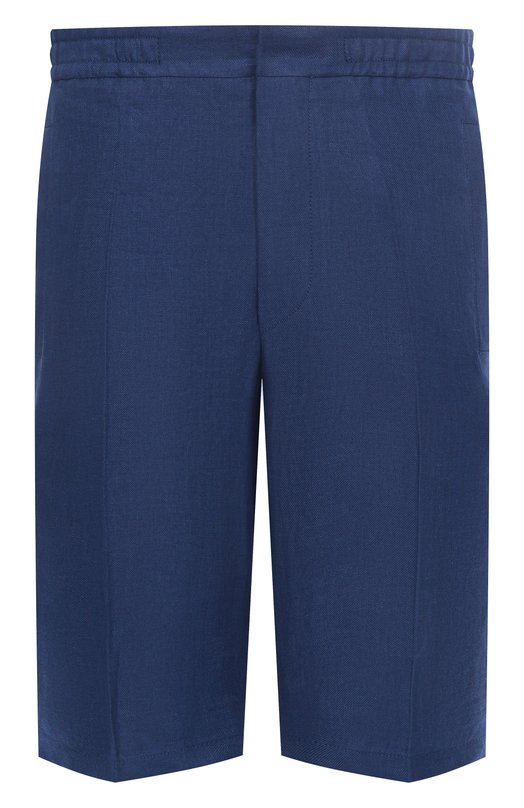 Льняные шорты Corneliani 254593-2514108 Синий 254593-2514108