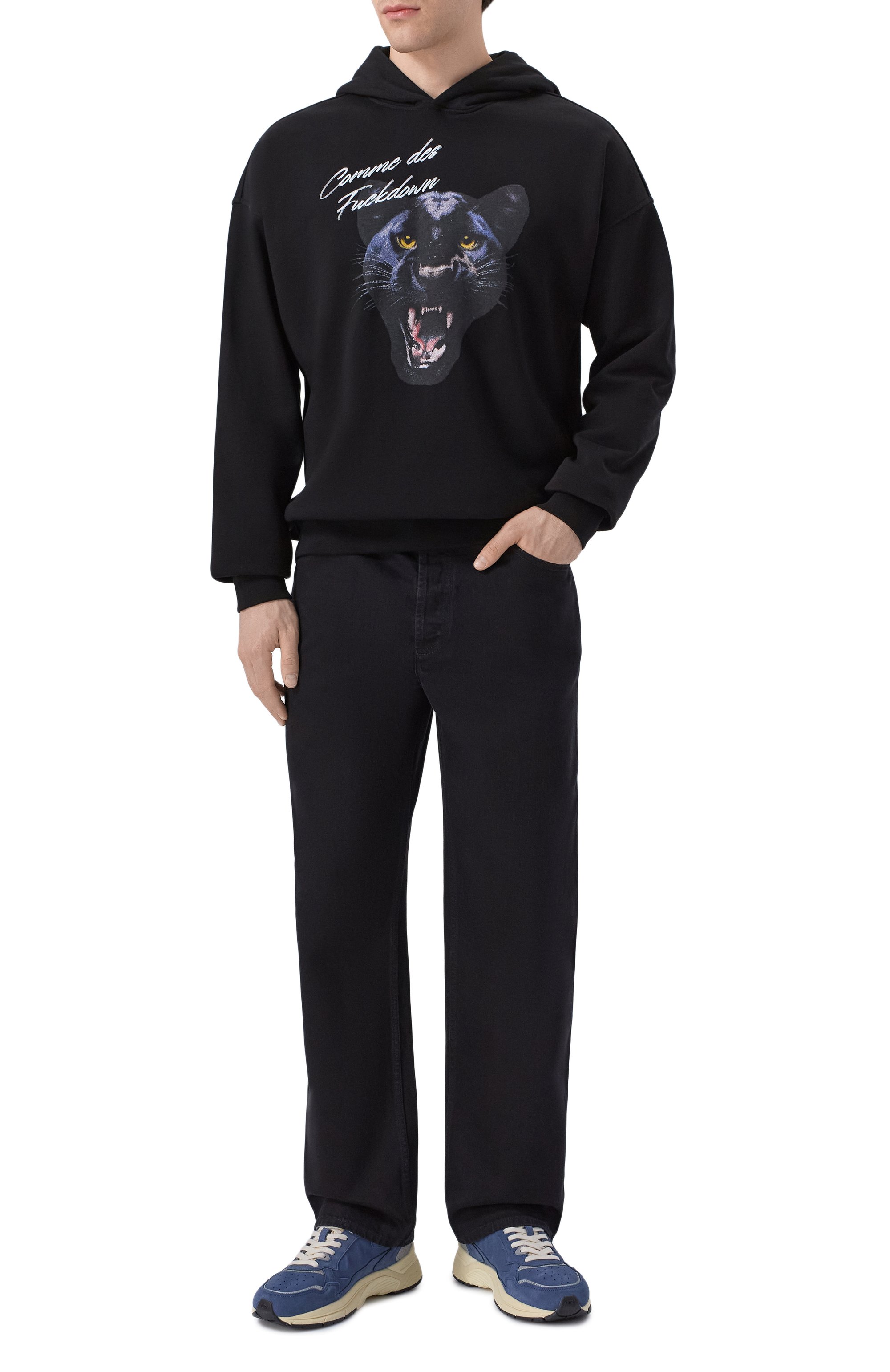 Хлопковое худи COMME DES FUCKDOWN, арт. CFABM01976, фото 2
