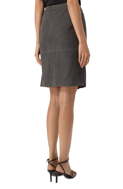 Замшевая юбка 12 STOREEZ, арт. 127742, фото 4