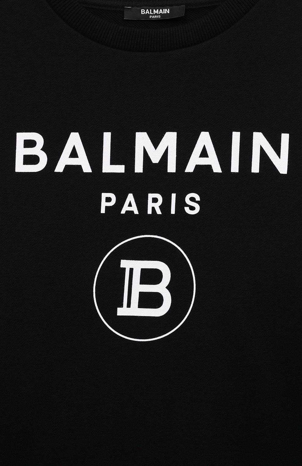 Хлопковый свитшот BALMAIN, арт. 6R4A10, фото 3