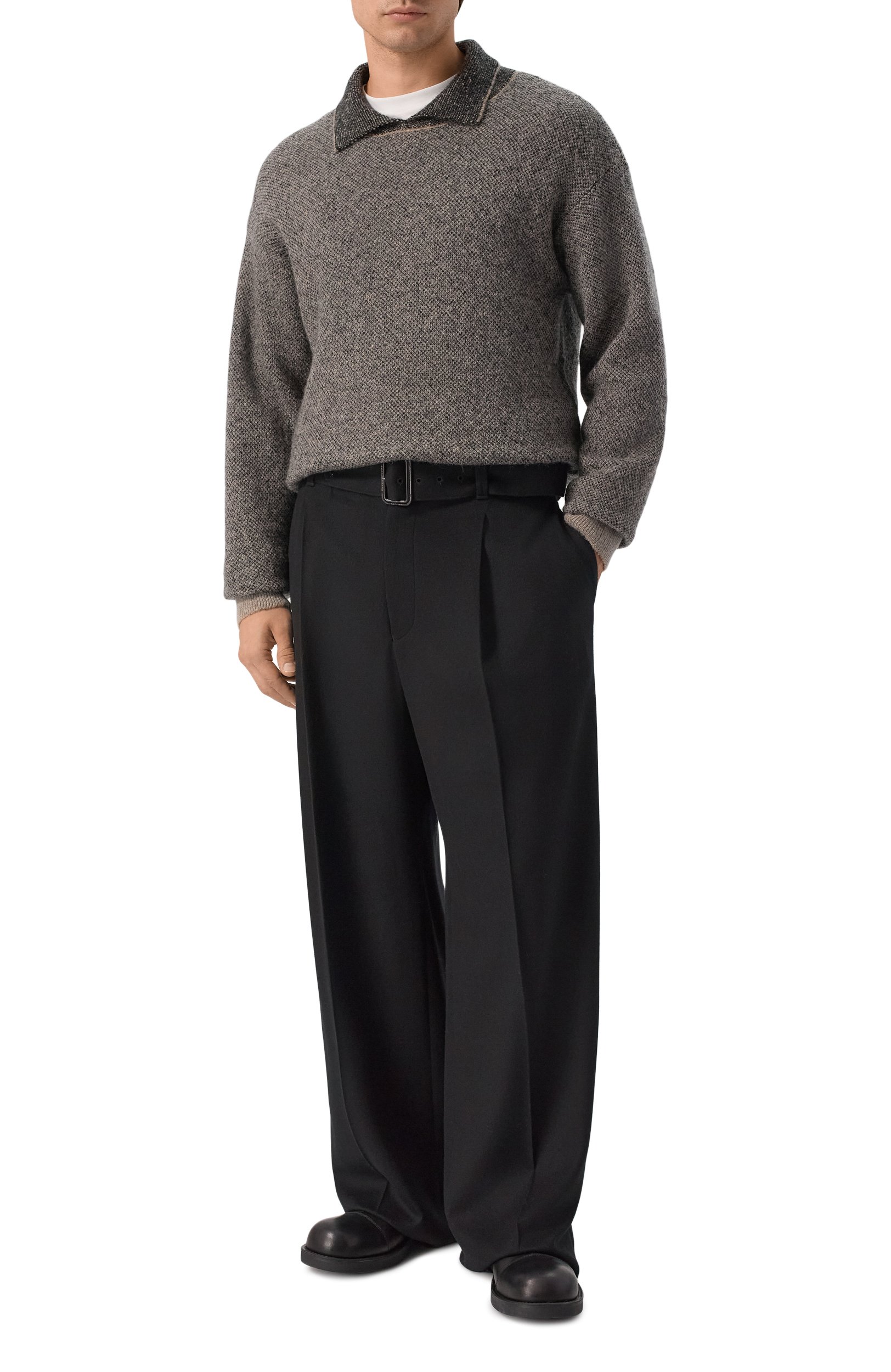 Брюки из шерсти и кашемира EMPORIO ARMANI, арт. EM004768/AF17835, фото 2