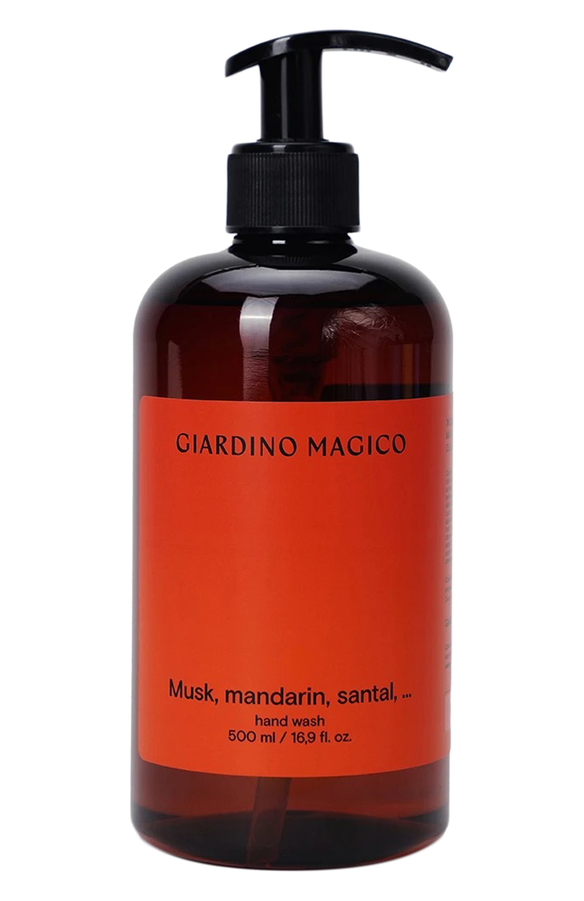 Жидкое мыло для рук musk, mandarin, santal, … (500ml) GIARDINO MAGICO бесцветного цвета по цене 2350 руб., арт. 4660222280565, фото 1 Жидкое мыло для рук musk, mandarin, santal, … (500ml) GIARDINO MAGICO, арт. 4660222280565, фото 1