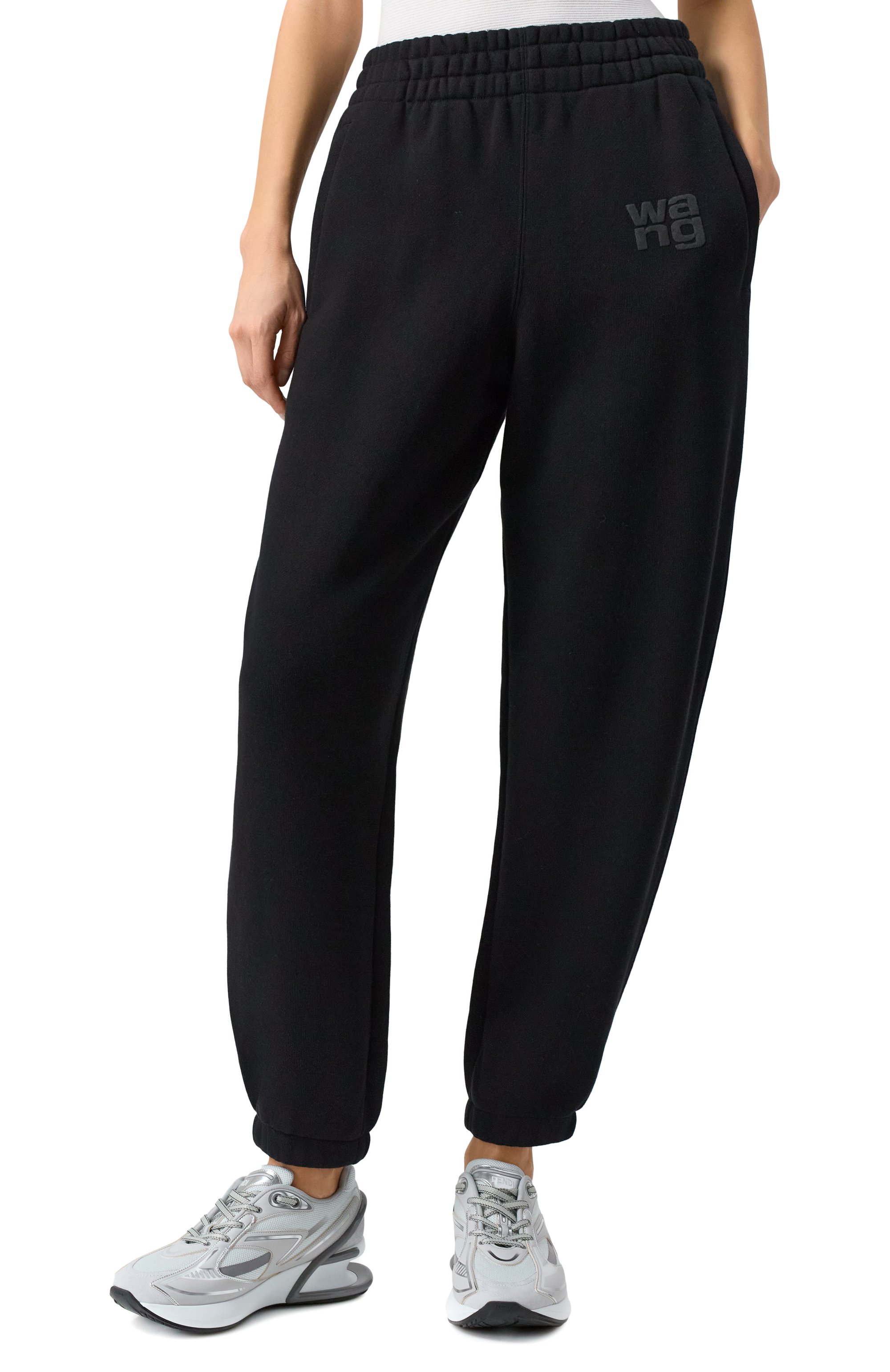 Хлопковые джоггеры ALEXANDERWANG.T, арт. 4CC3244399, фото 3