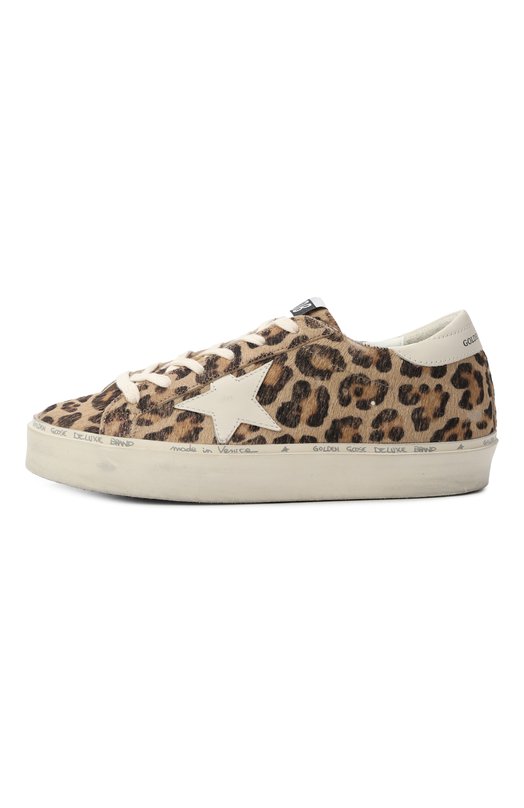 Кожаные кеды Hi Star Golden Goose Deluxe Brand GWF00118.F006831 Леопардовый  GWF00118.F006831 Фото 4