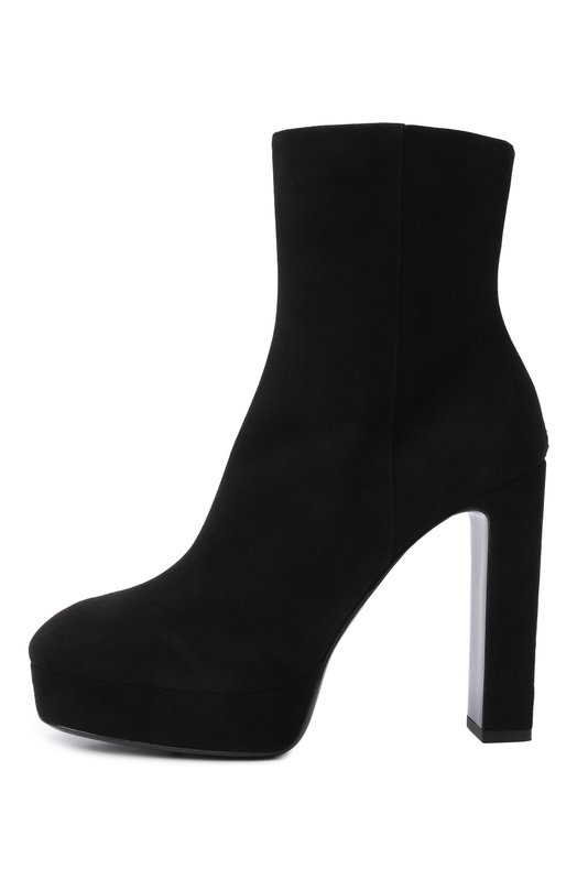 Замшевые ботильоны Marene 120 Jimmy Choo MARENEAB120SUE Чёрный  MARENEAB120SUE Фото 4