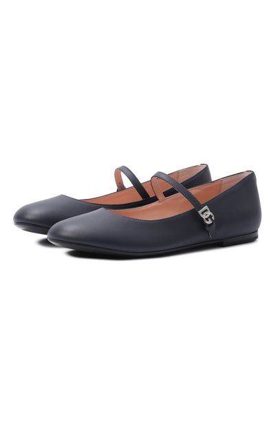 Кожаные балетки DOLCE & GABBANA, арт. D11274/AB793_002