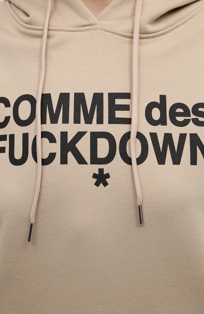 Хлопковое худи COMME DES FUCKDOWN, арт. CDFD1528, фото 5