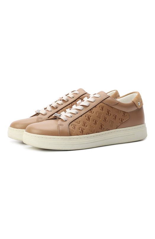 

Кожаные кеды Rome Jimmy Choo, Коричневый