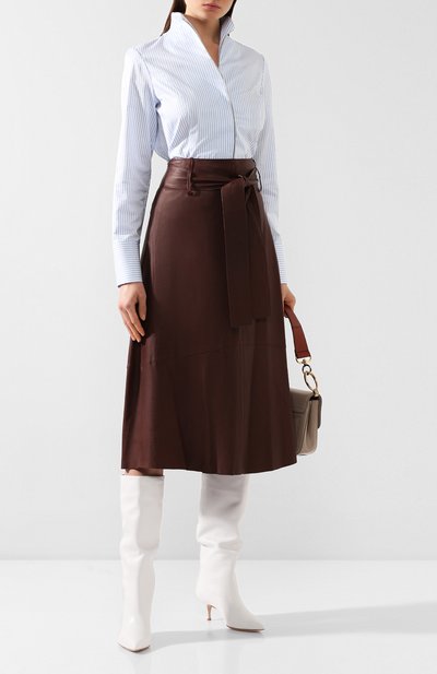 Кожаная юбка VINCE, арт. V606730555, фото 2