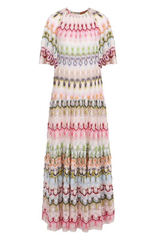 Платье из вискозы и хлопка Missoni DS25SG42/BR0132 Разноцветный DS25SG42/BR0132