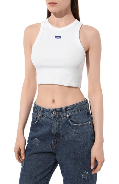 Хлопковый топ HUGO BLUE, арт. 50511450, фото 3