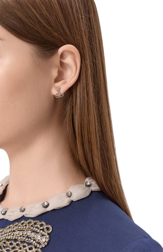Серьги VLogo Signature Valentino 6W2J0H29YCW Серебряный  6W2J0H29YCW Фото 2