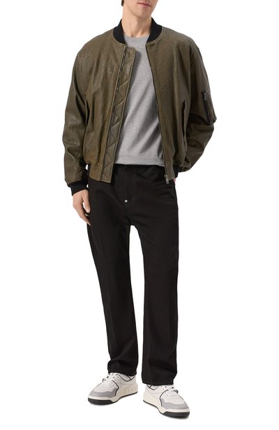 Кожаные кеды one stud VALENTINO, арт. 6Y2S0E71/NWN, фото 2