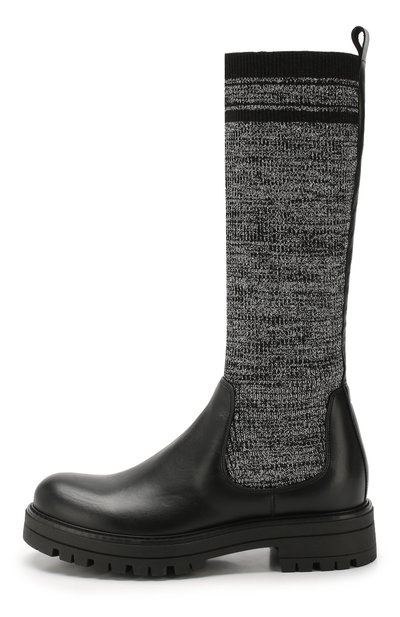 Кожаные сапоги с текстильной отделкой MISSOURI, арт. 91888/35-41, фото 2