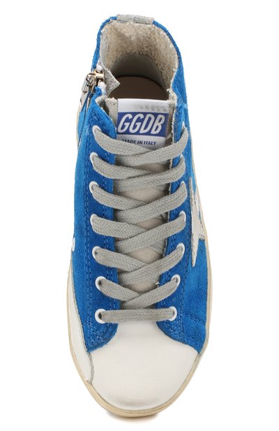 Высокие кеды из замши superstar GOLDEN GOOSE DELUXE BRAND, арт. G35KS002.A24, фото 4