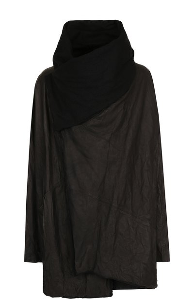 Кожаное пальто свободного кроя (Y) EDITION, арт. Y-UCP P01 0150, фото 1