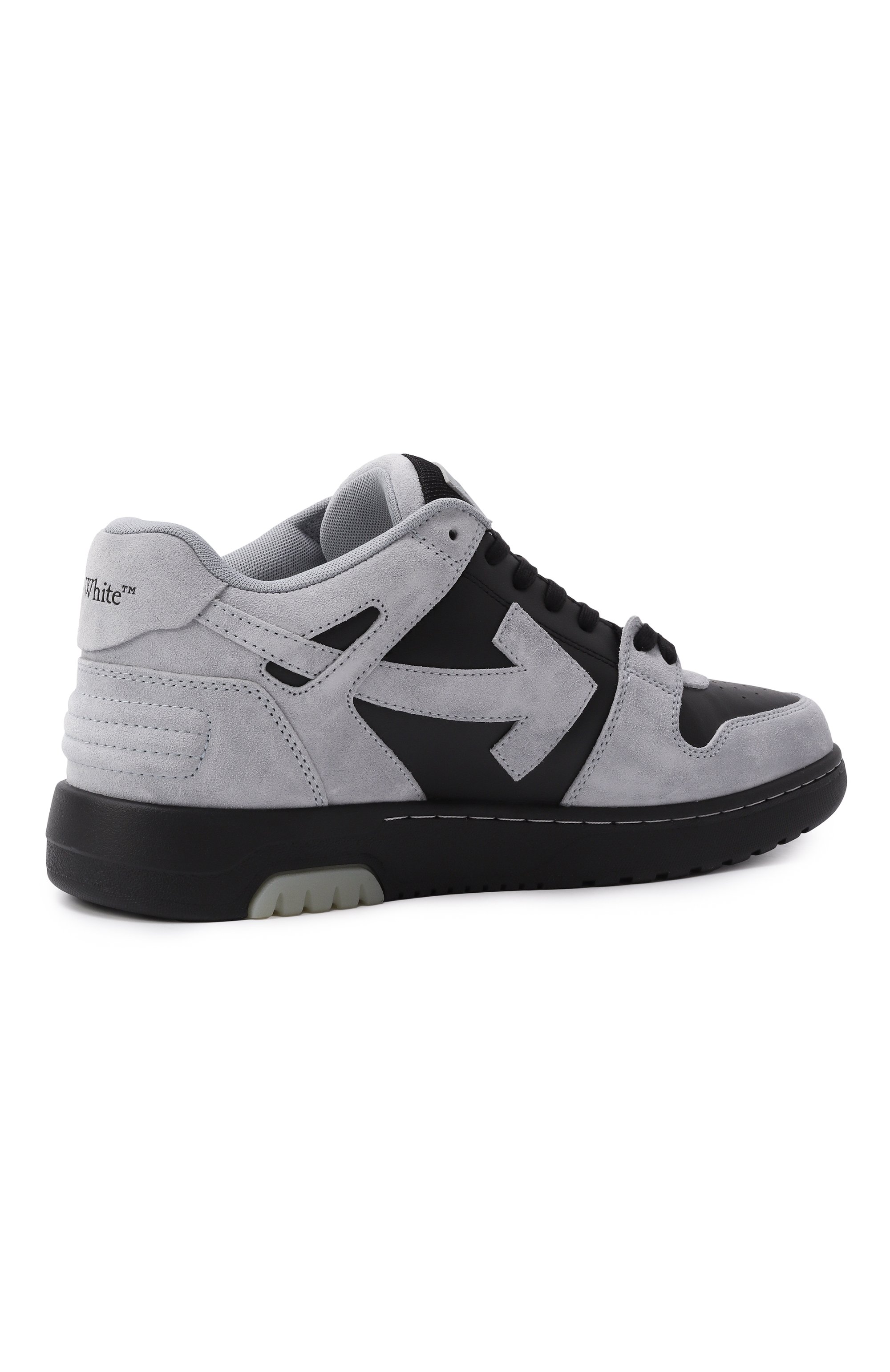 Кожаные кеды out of office OFF-WHITE, арт. 0MIA189S25LEA007, фото 5