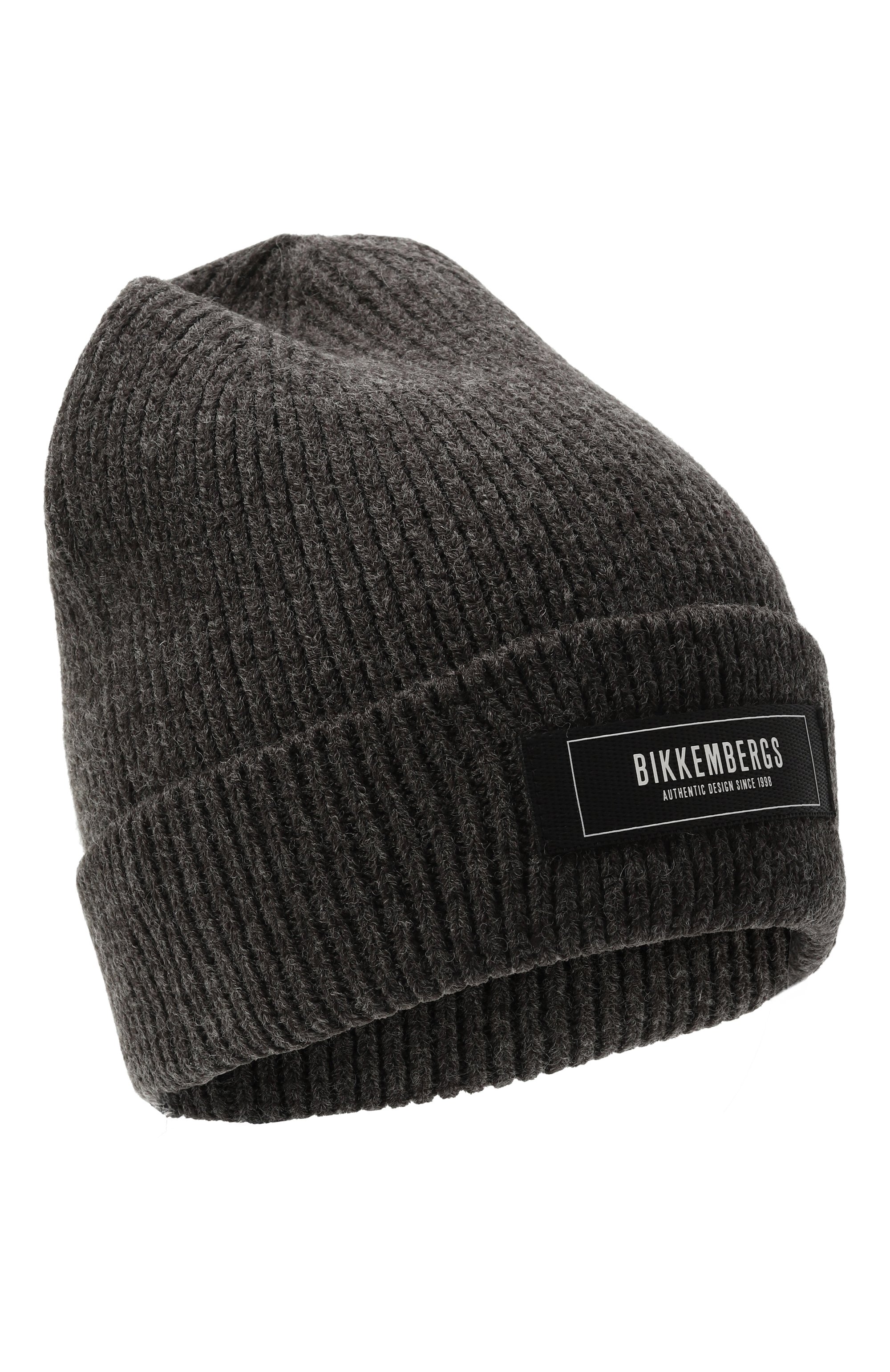 Шапка DIRK BIKKEMBERGS темно-серого цвета по цене 5150 руб., арт. BKCP01194KU, фото 1 Шапка DIRK BIKKEMBERGS, арт. BKCP01194KU, фото 1