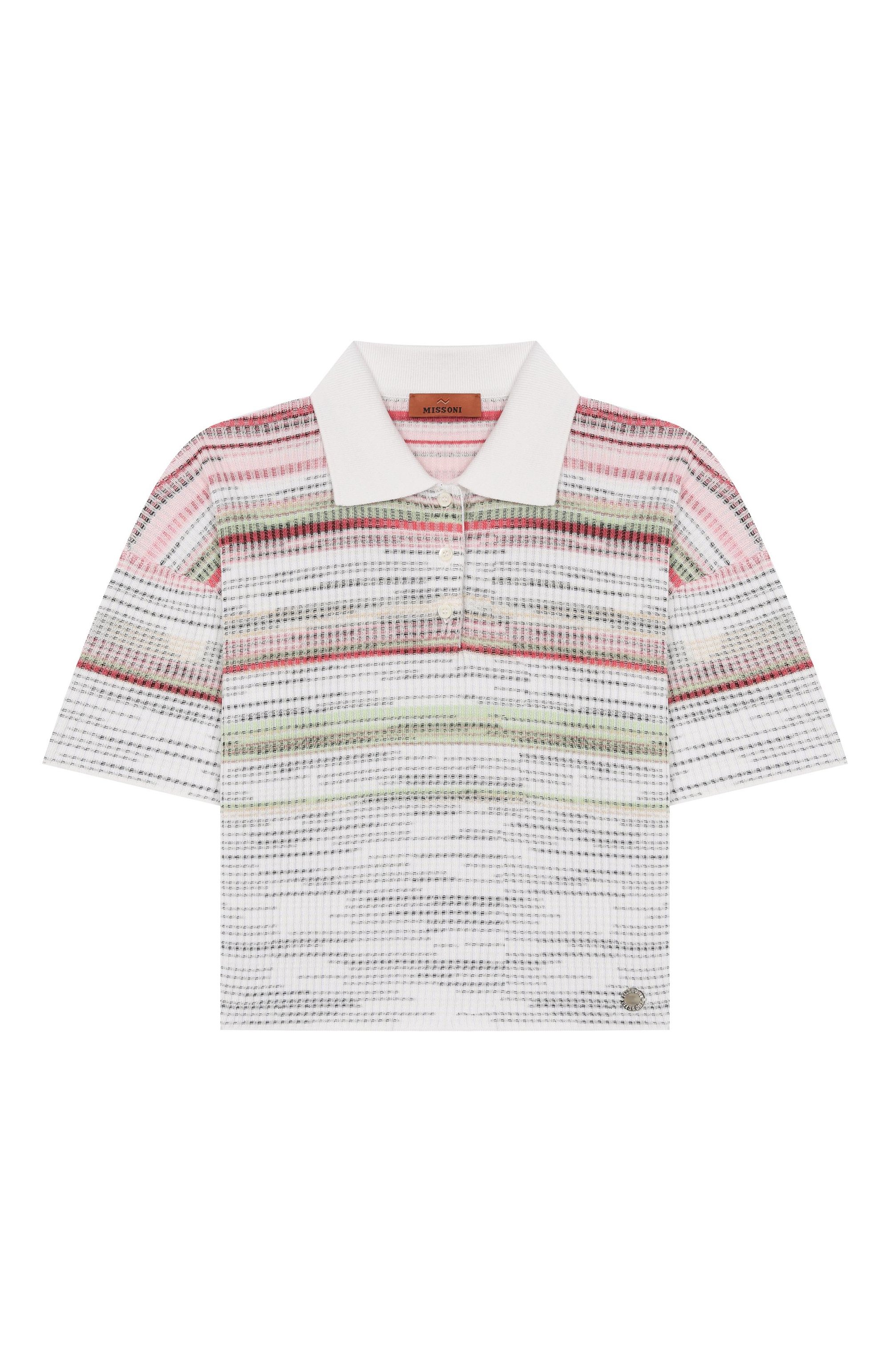 Поло из хлопка и вискозы MISSONI, арт. MY9A31/X0264, фото 1