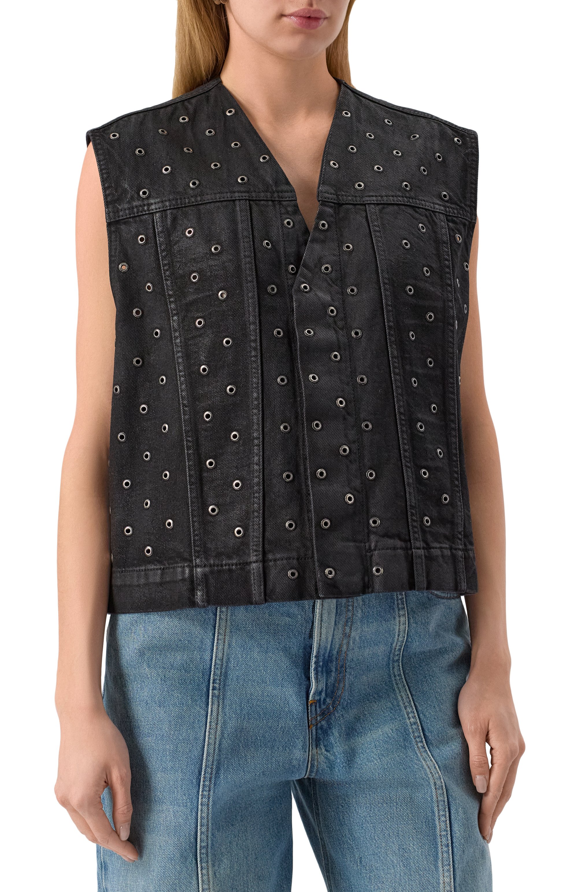 Джинсовый жилет HAIKURE, арт. HEW09116DF173L0884, фото 3