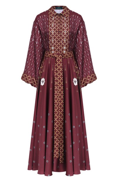 Женское шелковое платье AKHMADULLINA, арт. 1226.5D107/S212